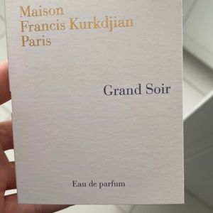 Maison francis kurkdjian grand soir sample